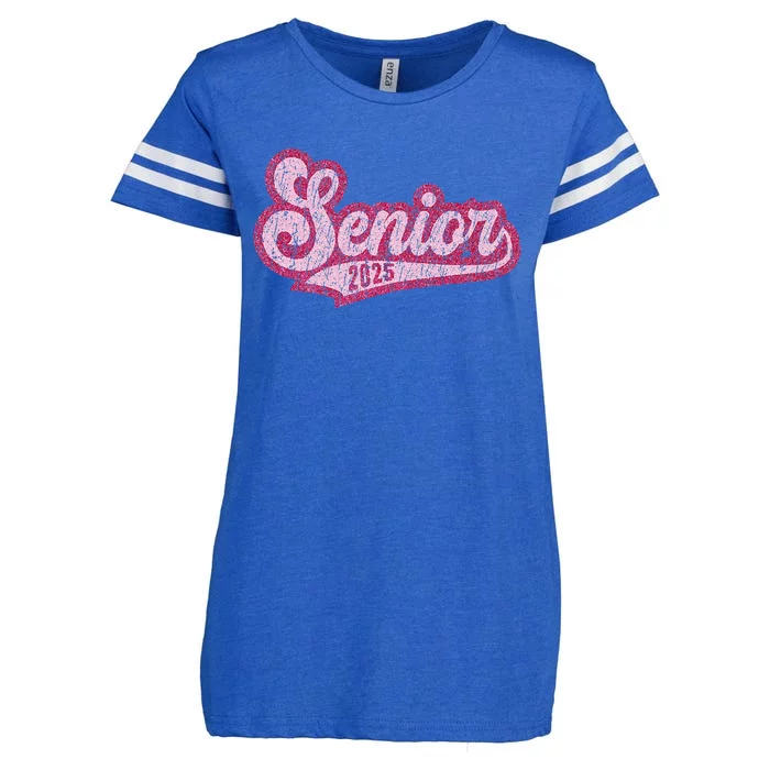 Senior 2025 Class Of 2025 Seniors Graduation 2025 Senior 25 Enza Ladies Jersey Football T-Shirt