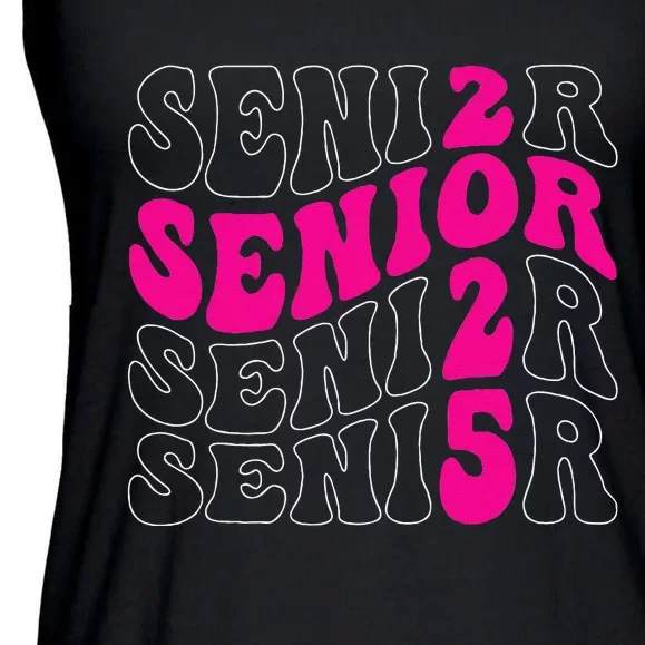 Senior 2025 Class Of 2025 Seniors Graduation 2025 Ladies Essential Flowy Tank