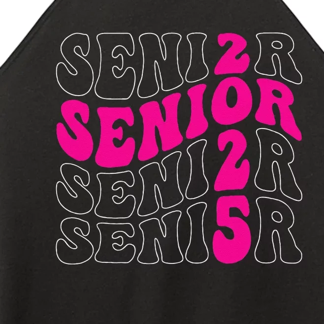 Senior 2025 Class Of 2025 Seniors Graduation 2025 Women’s Perfect Tri Rocker Tank