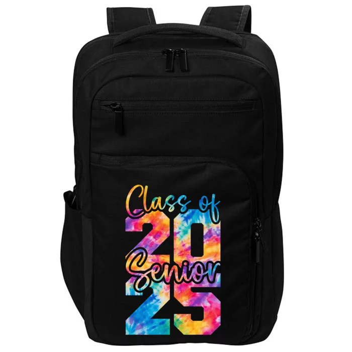 Senior 2025 Class Of 25 Gift High School College Graduation Cool Gift Impact Tech Backpack