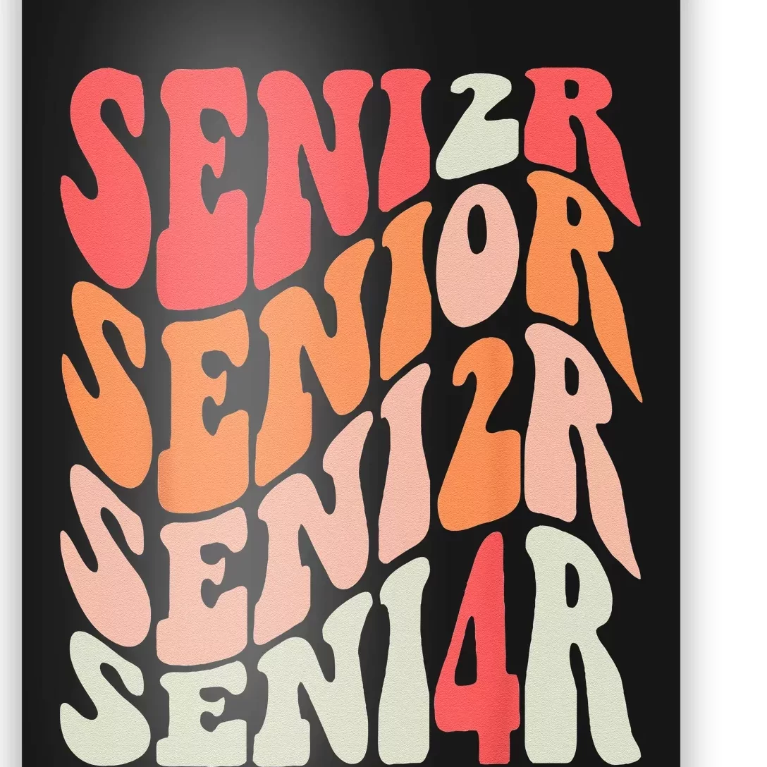 Senior 2024 CLASS OF 2024 Back To School 2024 Vintage Poster