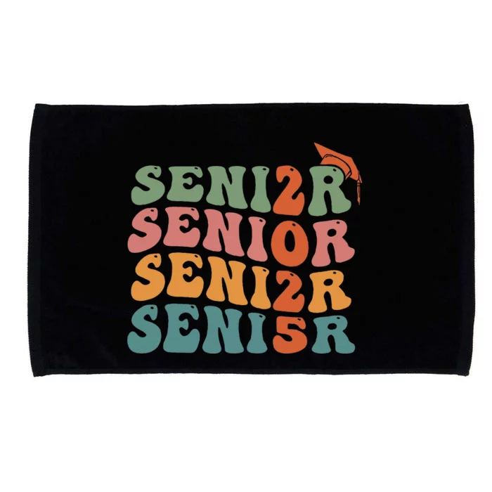 Senior 2025 Class Of 2025 Graduate College High School Microfiber Hand Towel