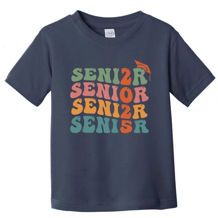 Senior 2025 Class Of 2025 Graduate College High School Toddler T-Shirt