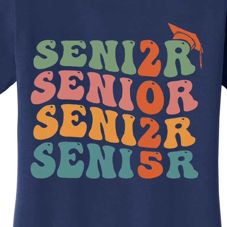 Senior 2025 Class Of 2025 Graduate College High School Women's T-Shirt