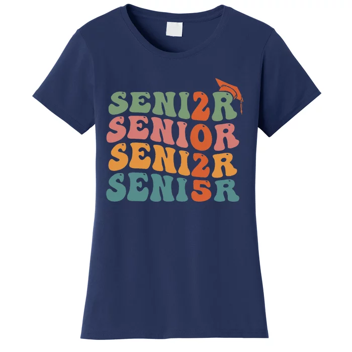 Senior 2025 Class Of 2025 Graduate College High School Women's T-Shirt