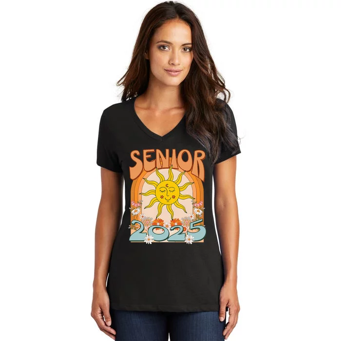 Senior 2025 Class Of 2025 Seniors Graduation 2025 Women's V-Neck T-Shirt