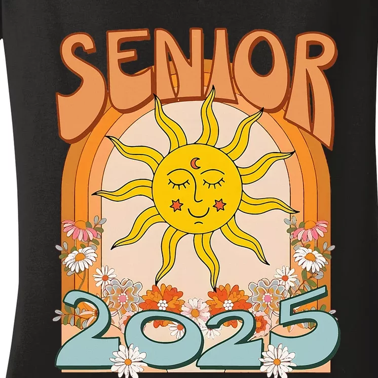 Senior 2025 Class Of 2025 Seniors Graduation 2025 Women's V-Neck T-Shirt