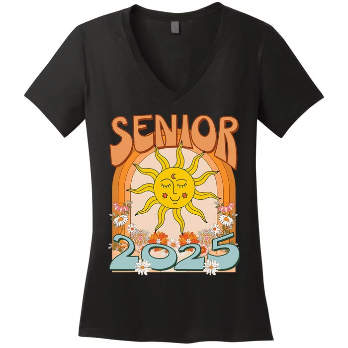 Senior 2025 Class Of 2025 Seniors Graduation 2025 Women's V-Neck T-Shirt