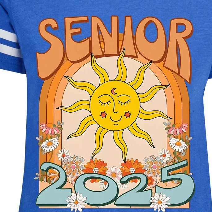 Senior 2025 Class Of 2025 Seniors Graduation 2025 Enza Ladies Jersey Football T-Shirt