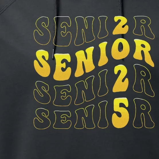 Senior 2025 Class Of 2025 Seniors Graduation 2025 Performance Fleece Hoodie