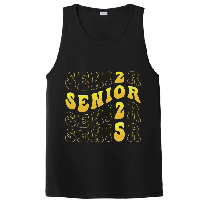 Senior 2025 Class Of 2025 Seniors Graduation 2025 Performance Tank