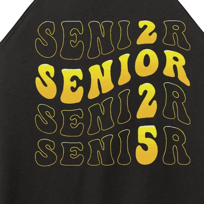 Senior 2025 Class Of 2025 Seniors Graduation 2025 Women’s Perfect Tri Rocker Tank