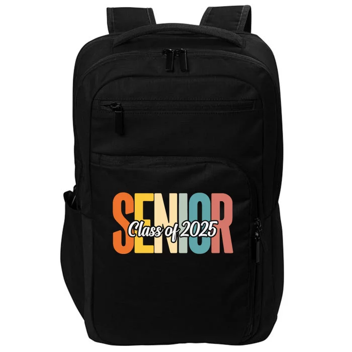 Senior 2025 Class Of 2025 First Day Of School Impact Tech Backpack