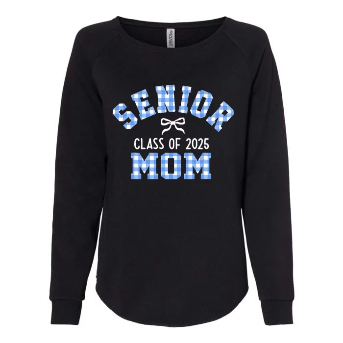 Senior 2025 Class Of 2025 Senior Mom Bow Back To School Womens California Wash Sweatshirt