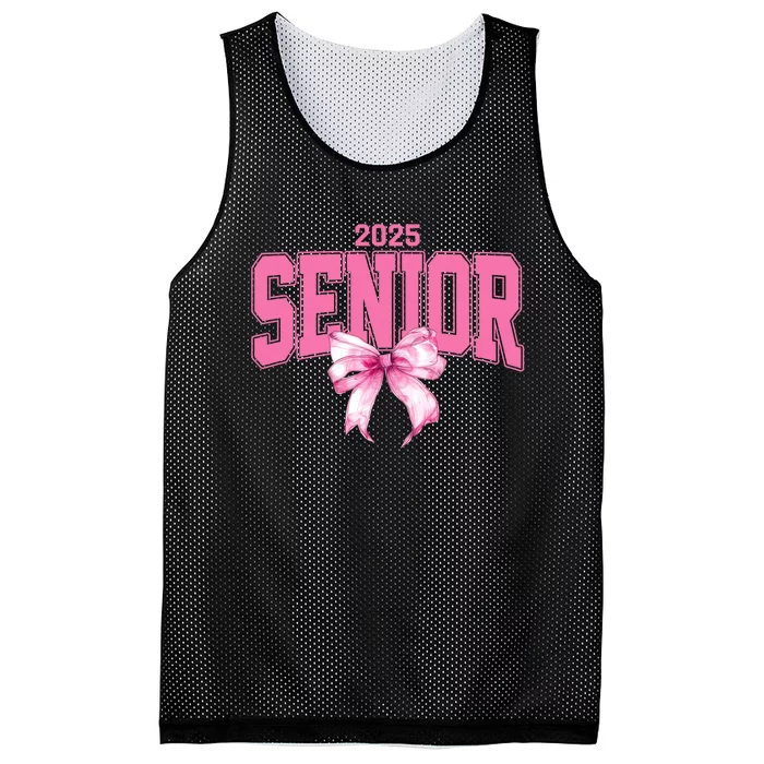 Senior 2025 Class Of 2025 Seniors Graduation 2025 Mesh Reversible Basketball Jersey Tank