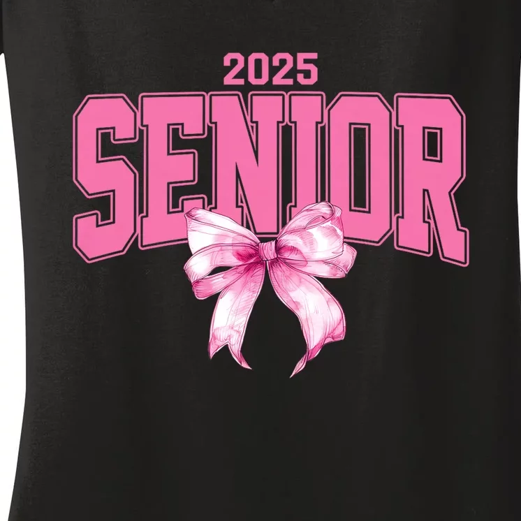 Senior 2025 Class Of 2025 Seniors Graduation 2025 Women's V-Neck T-Shirt