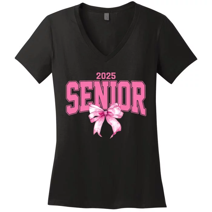 Senior 2025 Class Of 2025 Seniors Graduation 2025 Women's V-Neck T-Shirt