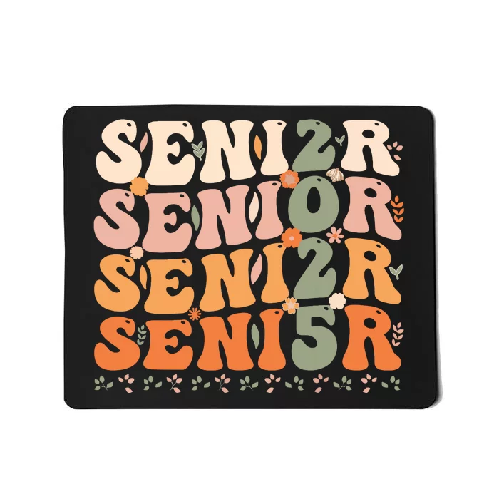 Senior 2025 Class Of 2025 Graduation 2025 Groovy Mousepad