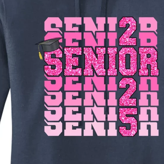 Senior 2025 Class Of 2025 Graduate College High School Great Gift Women's Pullover Hoodie