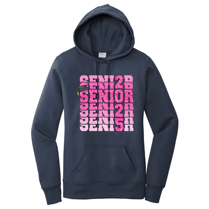 Senior 2025 Class Of 2025 Graduate College High School Great Gift Women's Pullover Hoodie