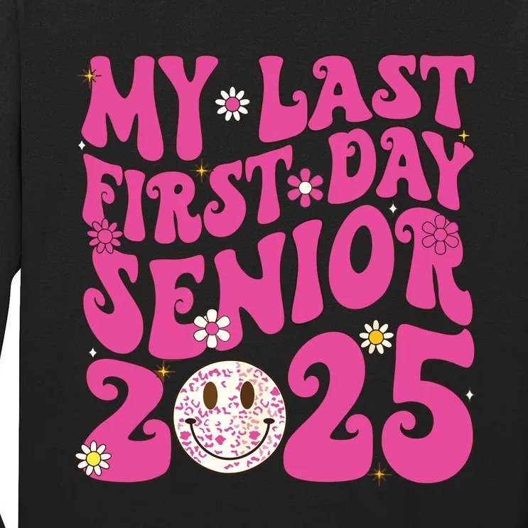 Senior 2025 Class Groovy Tall Long Sleeve T-Shirt