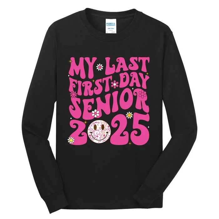 Senior 2025 Class Groovy Tall Long Sleeve T-Shirt