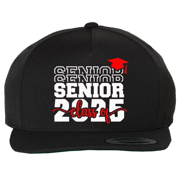 Senior 25 Class Of 2025 Back To School Graduation 2025 T Wool Snapback Cap