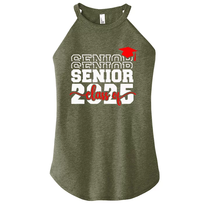 Senior 25 Class Of 2025 Back To School Graduation 2025 T Women’s Perfect Tri Rocker Tank