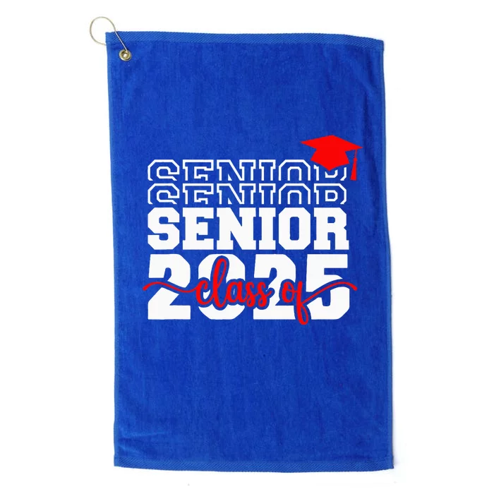 Senior 25 Class Of 2025 Back To School Graduation 2025 T Platinum Collection Golf Towel