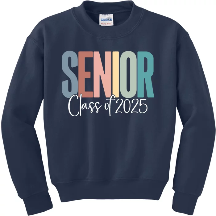 Senior 2025 Class Of 2025 Kids Sweatshirt