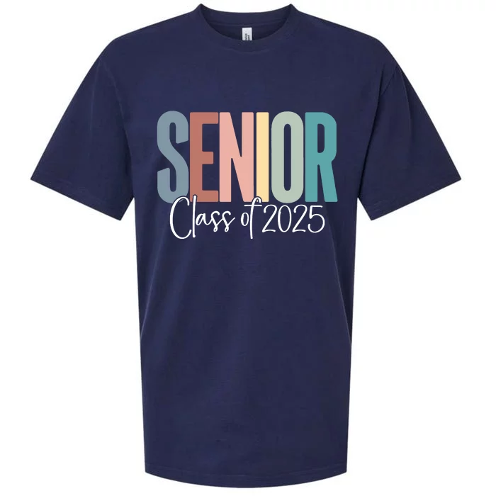 Senior 2025 Class Of 2025 Sueded Cloud Jersey T-Shirt