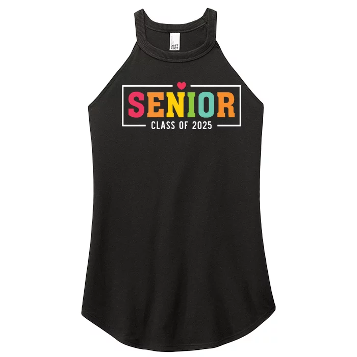 Senior 2025 Class Of 2025 For College High School Senior Women’s Perfect Tri Rocker Tank