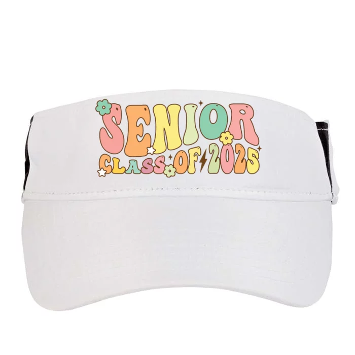 Senior 2025 Class Of 2025 For College High School Senior Adult Drive Performance Visor