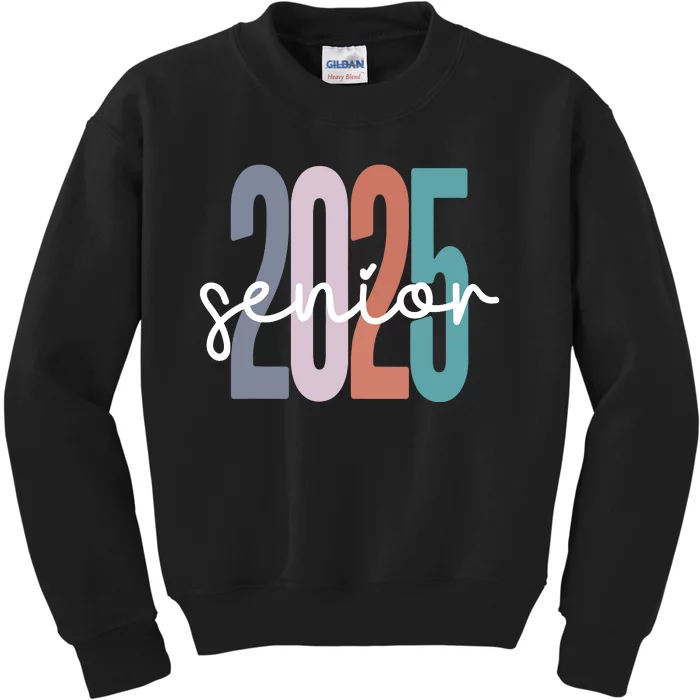 Senior 2025 Class Of 2025 Graduation Kids Sweatshirt