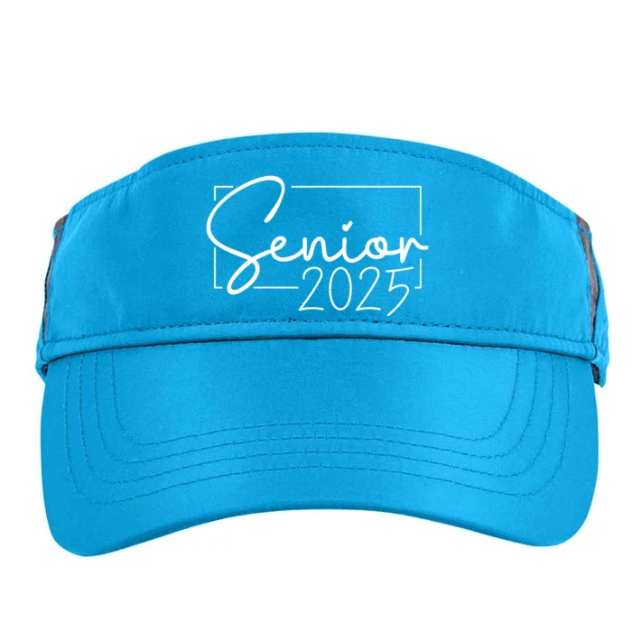 Senior 2025 Class Of 2025 Graduation Adult Drive Performance Visor