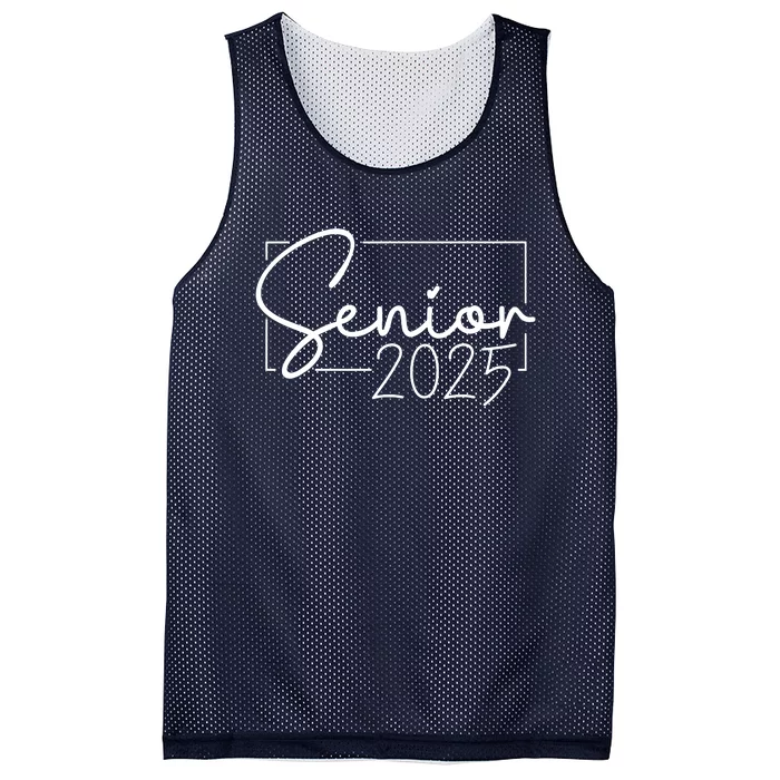 Senior 2025 Class Of 2025 Graduation Mesh Reversible Basketball Jersey Tank