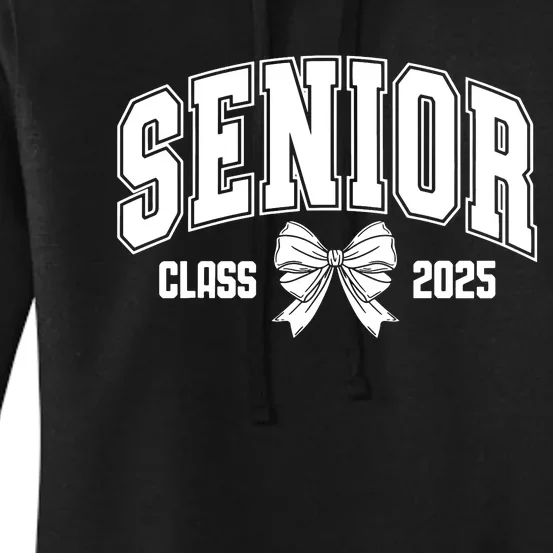 Senior 2025 Coquette Class Of 2025 Senior Year Women's Pullover Hoodie