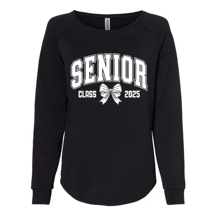 Senior 2025 Coquette Class Of 2025 Senior Year Womens California Wash Sweatshirt