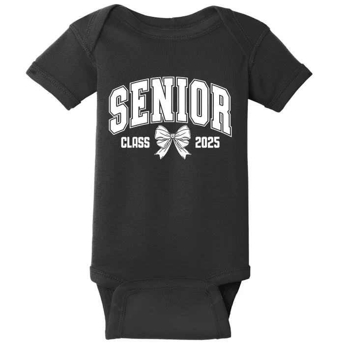 Senior 2025 Coquette Class Of 2025 Senior Year Baby Bodysuit