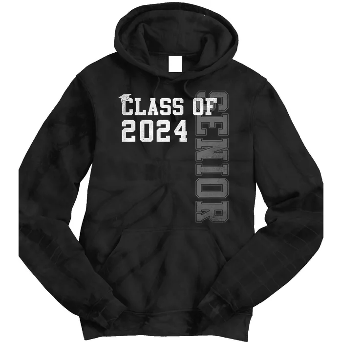 Senior 2024 Class Of 2024 Seniors Graduation 2024 Tie Dye Hoodie
