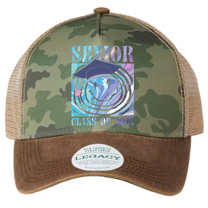 Senior 2025 Class Of 2025 Senior Graduation 2025 Legacy Tie Dye Trucker Hat