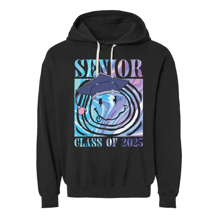 Senior 2025 Class Of 2025 Senior Graduation 2025 Garment-Dyed Fleece Hoodie