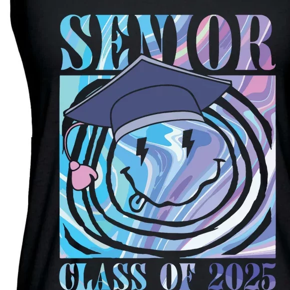 Senior 2025 Class Of 2025 Senior Graduation 2025 Ladies Essential Flowy Tank