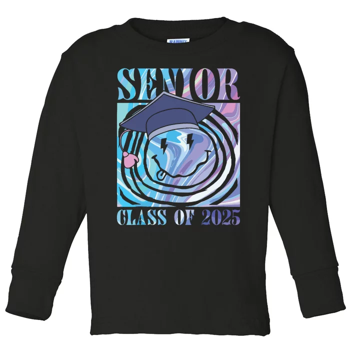 Senior 2025 Class Of 2025 Senior Graduation 2025 Toddler Long Sleeve Shirt