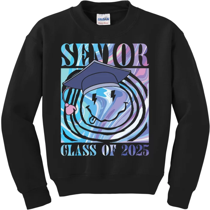 Senior 2025 Class Of 2025 Senior Graduation 2025 Kids Sweatshirt