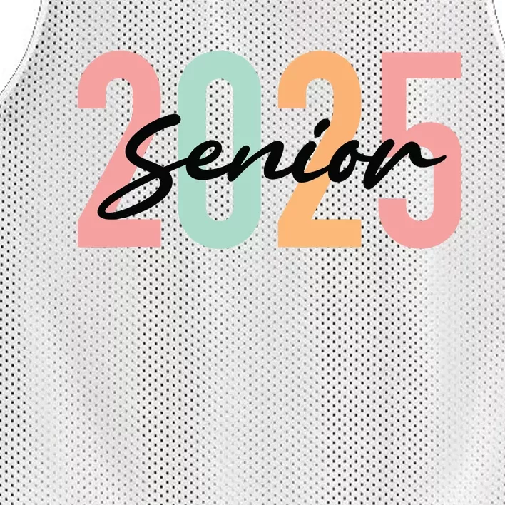 Senior 2025 Class Of 2025 Seniors Graduation 2025 Graduate Mesh Reversible Basketball Jersey Tank