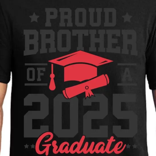 Senior 2025 Class Of 2025 Proud Brother Of A 2025 Graduate Gift Pajama Set