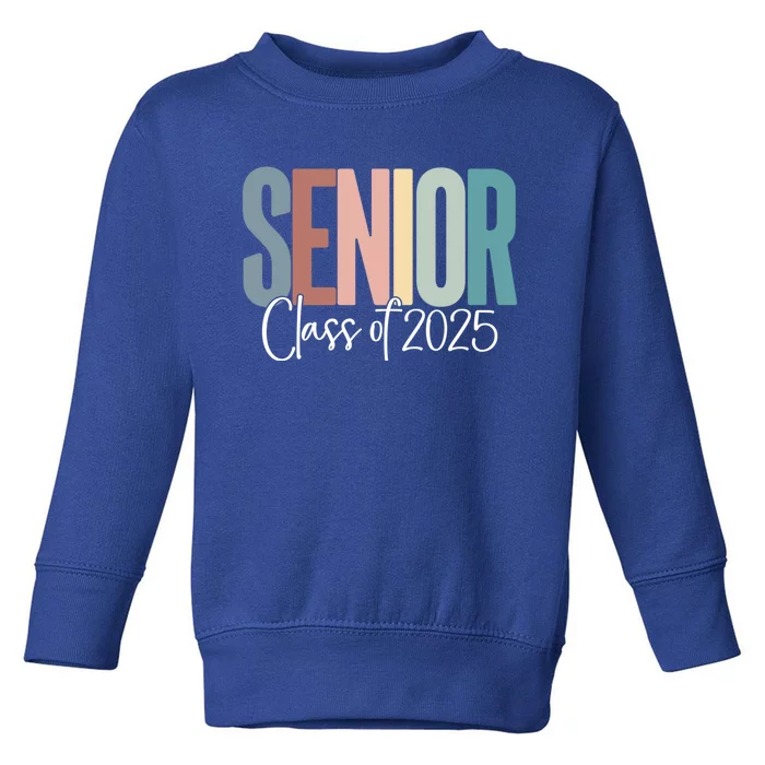 Senior 2025 Class Of 2025 Gift Toddler Sweatshirt