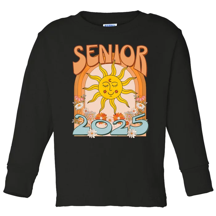 Senior 2025 Class Of 2025 Seniors Graduation 2025 Funny Toddler Long Sleeve Shirt