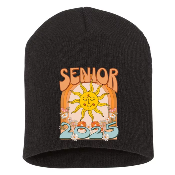 Senior 2025 Class Of 2025 Seniors Graduation 2025 Funny Short Acrylic Beanie